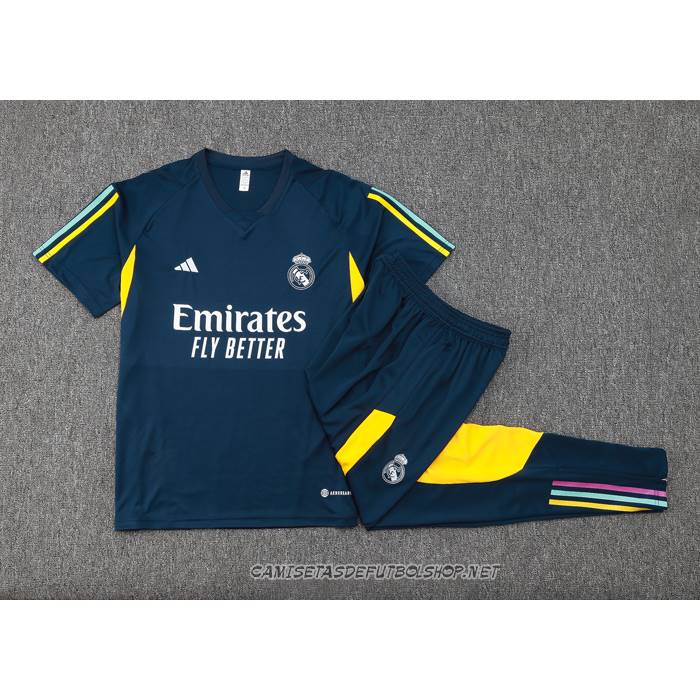 Chandal del Real Madrid 23-24 Manga Corta Azul